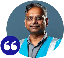 rajesh-suplychain-manager-diqah-happy-client
